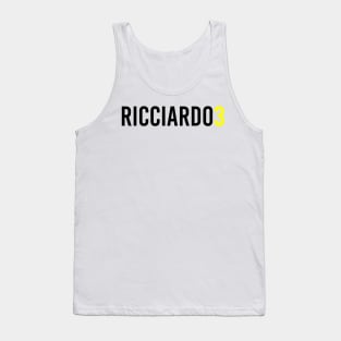 Daniel Ricciardo 3 Design Tank Top